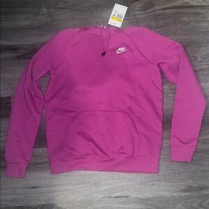 Nike Women's Magenta Crewneck Pullover Sweatshirt